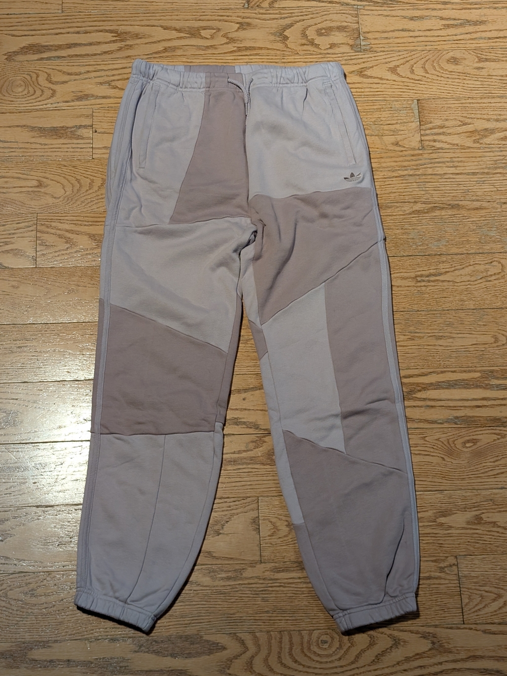 Adidas Originals Women's DANIËLLE CATHARI Purple Comfy Deconstructed Sweat Pants